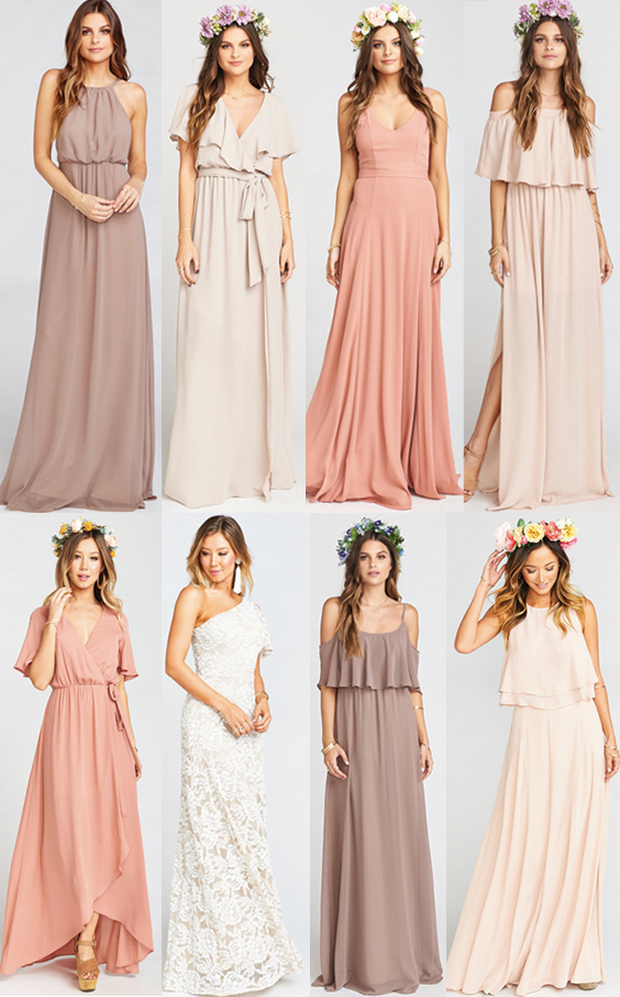 mix and match bridesmaid dresses online 